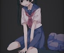 病み系動画イラスト、SNSアイコン等作成します 病み感のある仄暗いイラストを作成します イメージ4
