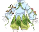 3つのキーワードからキャラクターデザイン作成します 創作、TRPG立ち絵等でキャラデザが必要な方へ イメージ2