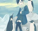 商用利用OK! 1枚絵からミニキャラまで制作します かわいい儚い雰囲気重視な厚塗りイラスト イメージ3