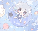 ゆるかわSD・ミニキャライラスト制作します 活動やグッズをそっと彩る、もちっと可愛いをお作りします⟡. イメージ8