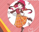 シンプルな可愛いイラスト描きます 挿絵やグッズなどに様々な用途で使えます イメージ1