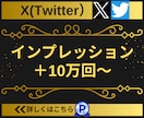 Twitter(X)のインプ10万〜増やします 【実績3450件以上】Xのインプレッション増加サービス イメージ6