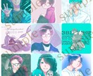 オリジナルSNSアイコン等お描きします アニメキャラとのペアアイコン、フラワースタンドも承ります！ イメージ3