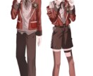 透明感×重厚感のあるイラストを仕上げます キャラ一枚絵、立ち絵、サムネイル、歌ってみたイラストなど イメージ2