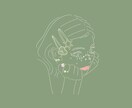 ゆるポップ線画であなただけの1枚描きます SNSや名刺に、優しくて繊細な世界観をプラス イメージ6