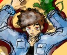 自由奔放な世界観の絵を描きます 「わお！」って感じの自由さです。 イメージ2