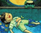 絵本の1ページのような水彩イラストを制作しますます あなたや大切な人を、物語の主人公に描きます イメージ3