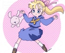 昭和レトロファンシーなイラストを描きます 懐かしい素朴な可愛さのイラストです！ イメージ5