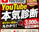 YouTube登録者が増えない原因診断します 8チャンネル収益化経験者が改善点分析、伸び悩む原因見つけます イメージ2