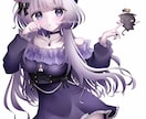 商用利用◎SNSで使えるかわいい女の子描きます 落ち着いた色合いで雰囲気のあるイラストをお届け♪ イメージ8