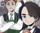 オリジナルイラスト作成します 配信サムネイル等にも！大人数イラスト対応可能 イメージ5