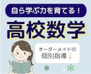 高校数学の「ひとりで解ける力」を基礎から育てます 現役大学生と克服！どんな「わからない」も丁寧に解説します イメージ1
