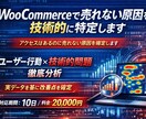 WooCommerceで売れない原因を特定します データを取得し技術的に特定します イメージ1