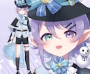 かわいくキレイなLive2D用イラスト描きます 現役セルフ受肉Vtuberがお仕立てします！ イメージ5