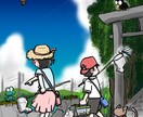 簡単なリクエストを伺い夏空イラストお任せで描きます 簡単なリクエストだけ伺い、お任せで夏の一枚絵を描きます イメージ7