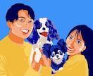 ポップアート風！カラフルでシンプルな絵を描きます グッズに！プレゼントに！インテリアに！ イメージ1