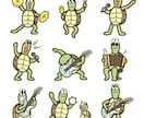 複数カット３点〜かわいいイラスト描きます チラシ、画像、動画など印象付けたい方へ イメージ3
