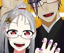動画配信者様のサムネイルや支援絵作成致します 支援イラストをもっと増やしたい方！ イメージ1
