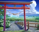 夏の風景イラスト描きます 美麗な背景イラストで夏のノスタルジアに浸りませんか？ イメージ8