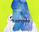 女子の後ろ姿イラスト描きます おしゃれなイラストを求めている方向け イメージ2