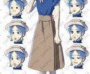 TRPG等で使用可能な立ち絵描きます 表情差分作成可能！表情豊かな立ち絵描きます！ イメージ2