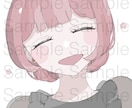 SNS向け・透明感のあるかわいいアイコン描きます .*･ﾟシンプルで透明感のある女の子のイラストを作成します！ イメージ2