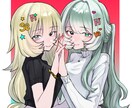 素敵で可愛い1枚絵描きます 厚塗りからアニメ風までご要望に応えて（サンプル）で描けます！ イメージ1