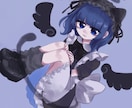 顔がいい女の子、ダークな女の子描きます 顔に力をいれたキャラを描くことが得意です。 イメージ1