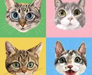 可愛くてオシャレなペットの絵描きます お顔のアップがかわいい似顔絵です! イメージ6