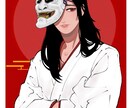 理想のアイコン、キャラデザのイラスト制作致します SNSや動画配信などなど様々にお使いください♪ イメージ1