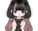 あなただけの可愛いSNSアイコン描きます 可愛い女の子のSNSアイコン・イラスト描きます！ イメージ1