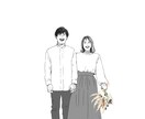 ウェルカムボードやプレゼントに使える似顔絵描きます お写真から似顔絵イラストを作成します！ イメージ7
