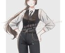 綺麗可愛い系、かっこいい系のキャラデザを承ります 綺麗で可愛いキャラクターデザインが得意です！ イメージ2