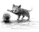 ペン画イラスト描きます モノクロタッチの個性ある動物イラストで目を惹きませんか？ イメージ3