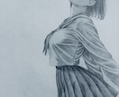 淡い雰囲気の人物画をシャーペンで描きます 人物、生物、無機物など繊細なタッチが得意です イメージ4
