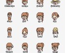 自分だけのオリジナルキャラクターお描きします オリジナルキャラクターでアイコンやオリジナルグッズを作ろう イメージ1