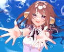 商用利用OK！アイコン、イラストお描きします SNSや動画用のサムネ、ヘッダー、立ち絵やキャラデザも！ イメージ8