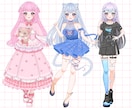 Vtuber / IRIAM立ち絵描きます デビューに必要なイラスト全て揃う イメージ2