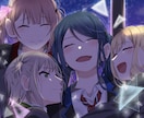 アニメ塗りで綺麗なイラスト描きます アイコン・1枚絵・立ち絵・ヘッダー等なんでもご相談ください！ イメージ1