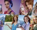 広告用AIモデル画像を作成します 海外の最新技術によるAI画像の生成！商品を持たせる事も可能！ イメージ1