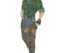 立ち絵イラスト作成します あなたの考えたキャラクターの立ち絵イラストを製作します。 イメージ1