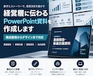 経営層に伝わるPowerPoint資料を作成します 管理職経験を活かし構成からPowerPoint化まで対応 イメージ1