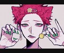 SNSアイコン始めイラスト全般お描きします 人目を引くかっこいいイラストお描きします。 イメージ9
