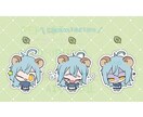 超ちびちびSDキャラを2体お描きします ゆるかわなイラストが好きな方にオススメ♩ イメージ5