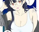 イラスト描きます アイコン、ヘッダー、立ち絵、サムネ、動画用イラスト等描きます イメージ1