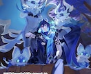 ドラマチックでスタイリッシュなアニメ調イラストます 一枚絵、全身イラスト、バストアップイラスト イメージ5