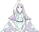 暖かくて可愛い女の子のアイコンを作成します 暖かい雰囲気の可愛い女の子アイコンを作成します。 イメージ1