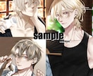 BL小説表紙/音声作品ジャケットなど◆制作します 小説、同人誌の表紙/同人音声作品ジャケットイラストなど◆ イメージ2