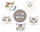 猫ちゃんの似顔絵を描きます SNSアイコンやオリジナルグッズにお使いください イメージ3