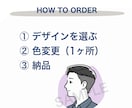SNS用のシンプル横顔アイコン制作します ｜サンプルから選ぶだけ｜色変更OK イメージ3